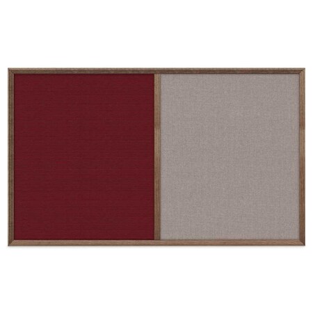 United Visual Products Slim Style Indoor Enclosed Corkboard, 18 UV501SC-BLACK-AMETHY